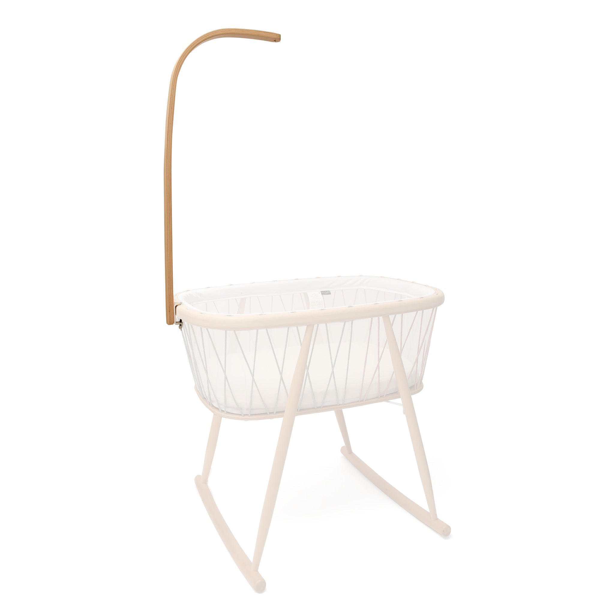 Charlie Crane KANO Hanger Bed Arrow - Modern Wooden Baby Crib with Adjustable Height for Nursery, Bedroom & Kids Room Decor | Perfect for Newborns & Toddlers | Space-Saving Design for Small Rooms