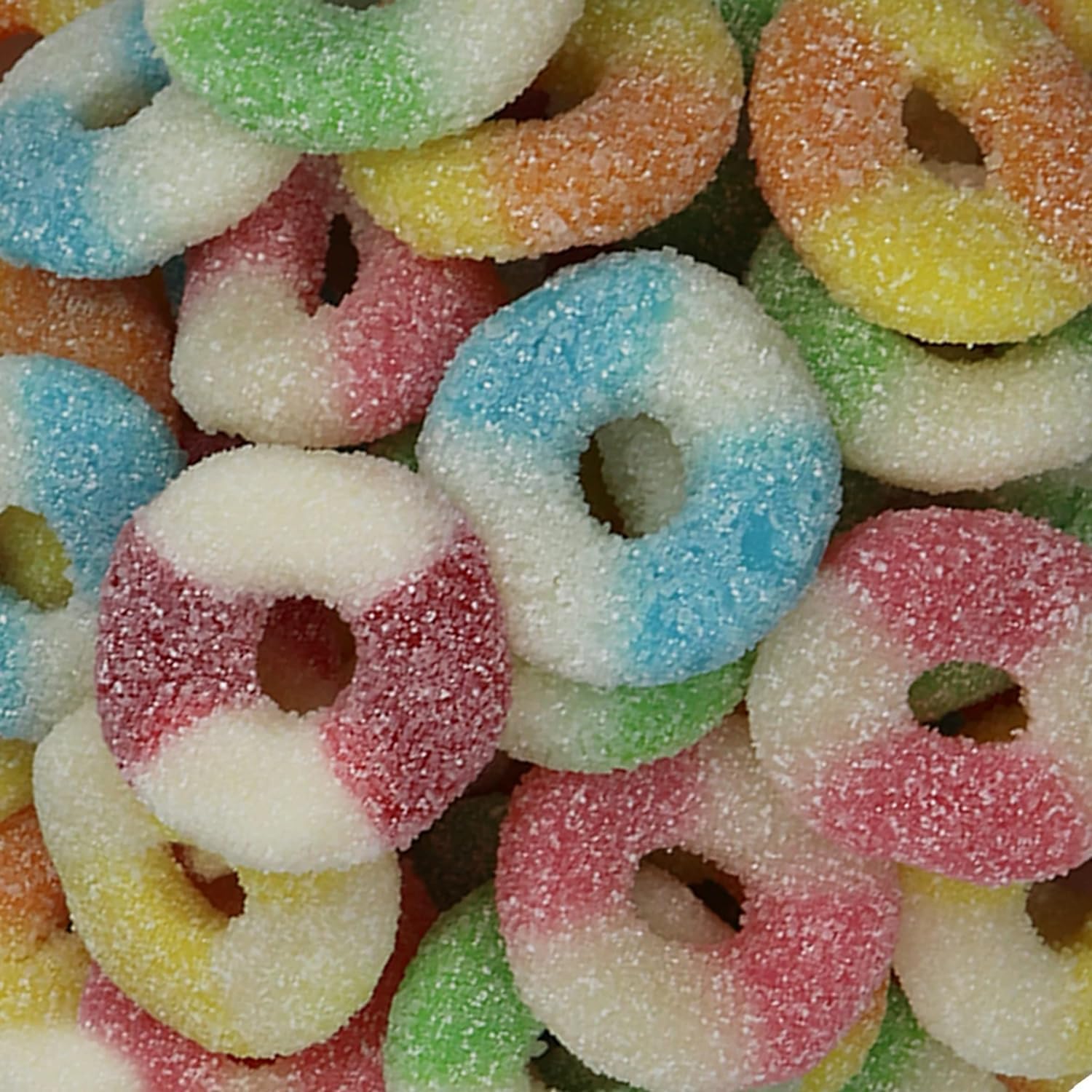 Smarty Stop Mini Sour Gummy Rings Candy GummiRoos - 1 Pound Bulk Pack of Assorted Flavors | Perfect for Party Favors, Movie Snacks & Office Treats