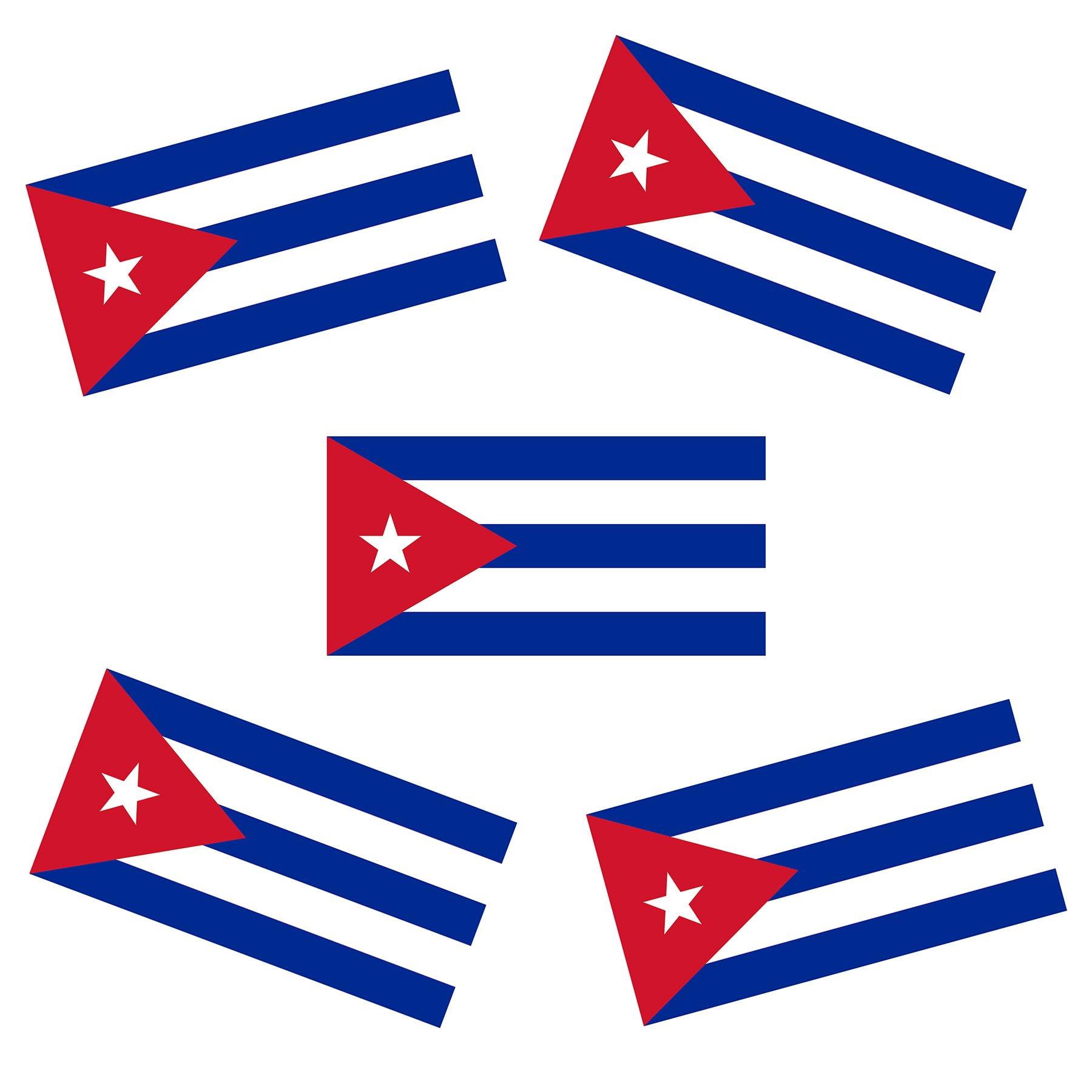 Cuba Flag Sticker - Patriotic Cuban Decals for Laptops, Cars, Water Bottles - Perfect for Travel, Gifts & National Pride Decorations