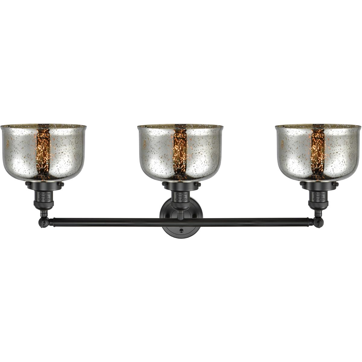 Franklin Restoration Collection 205-BK-G78-LED Black LED Bathroom Vanity Mirror with Modern Design - Perfect for Master Bathrooms, Guest Suites & Luxury Home Renovations