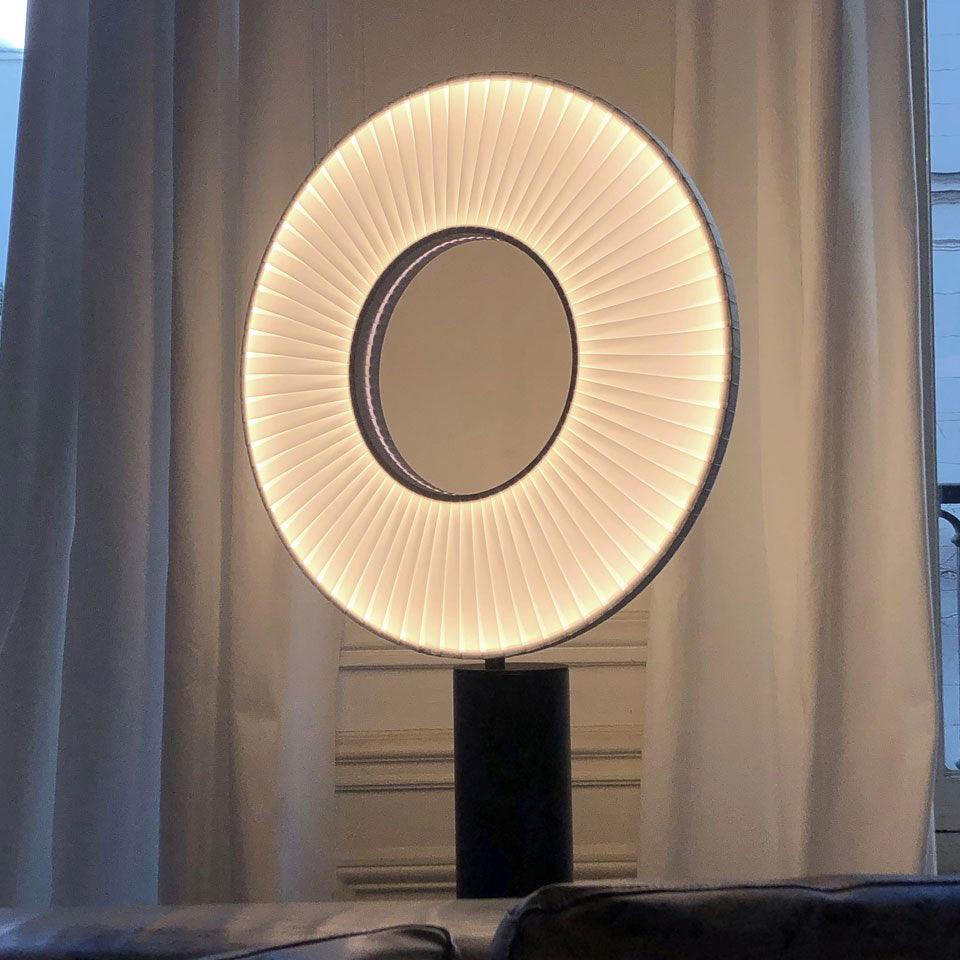 Vespera Modern Table Lamp - Stylish LED Nightstand Light for Bedroom, Living Room & Office - Warm White & Cool White Dimmable Lighting for Home Decor
