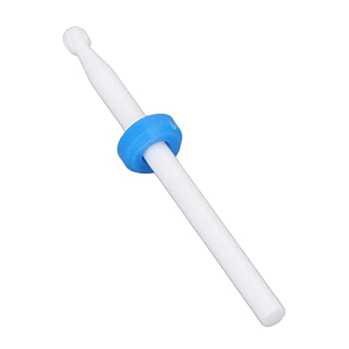 Ceramic Nail Cuticle Drill Bit - Small Ball Shape Durable Nail Drill Bits for Professional & Home Manicure/Pedicure (Blue, Includes Storage Box) - Perfect for Salon, DIY Nail Care & At-Home Grooming
