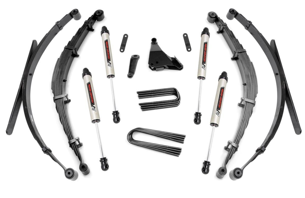 6 Inch Lift Kit for Ford F-250/F-350 Super Duty 4WD (1999-2004) - Heavy Duty Rear Springs V2 | Off-Road Suspension Upgrade for Trucks & Towing