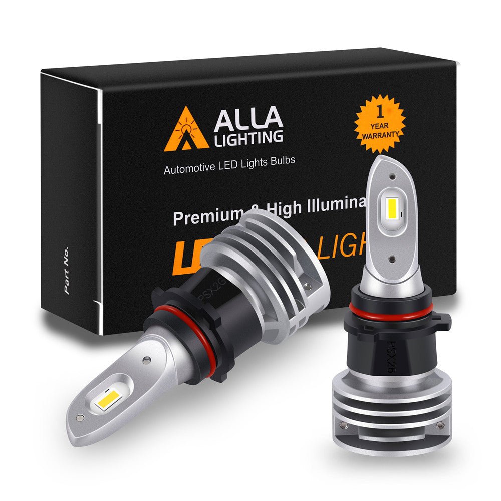 PSX26W LED Fog Light Bulbs - 12278 Replacement, Halogen Upgrade for Enhanced Visibility in Rain & Fog | Perfect for Trucks, SUVs, and Off-Road Vehicles