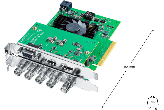Blackmagic Design DeckLink 8K Pro G2 12G-SDI PCIe Capture Card - Professional 8K/4K Video Editing & Live Production for Broadcast, Film & Streaming Studios