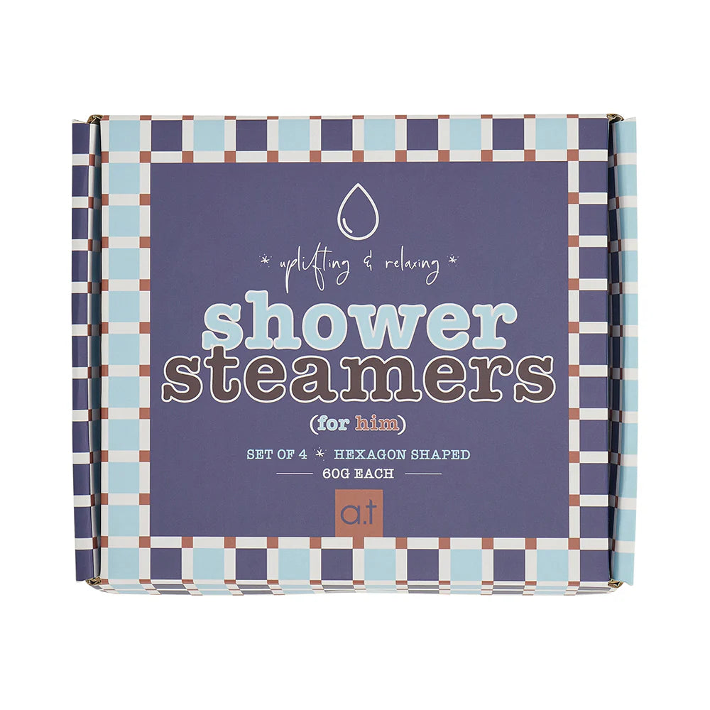 Annabel Trends Hexagon Shower Steamers for Men - Aromatherapy Essential Oils for Relaxation & Stress Relief - Perfect for Spa, Self-Care & Gift Giving