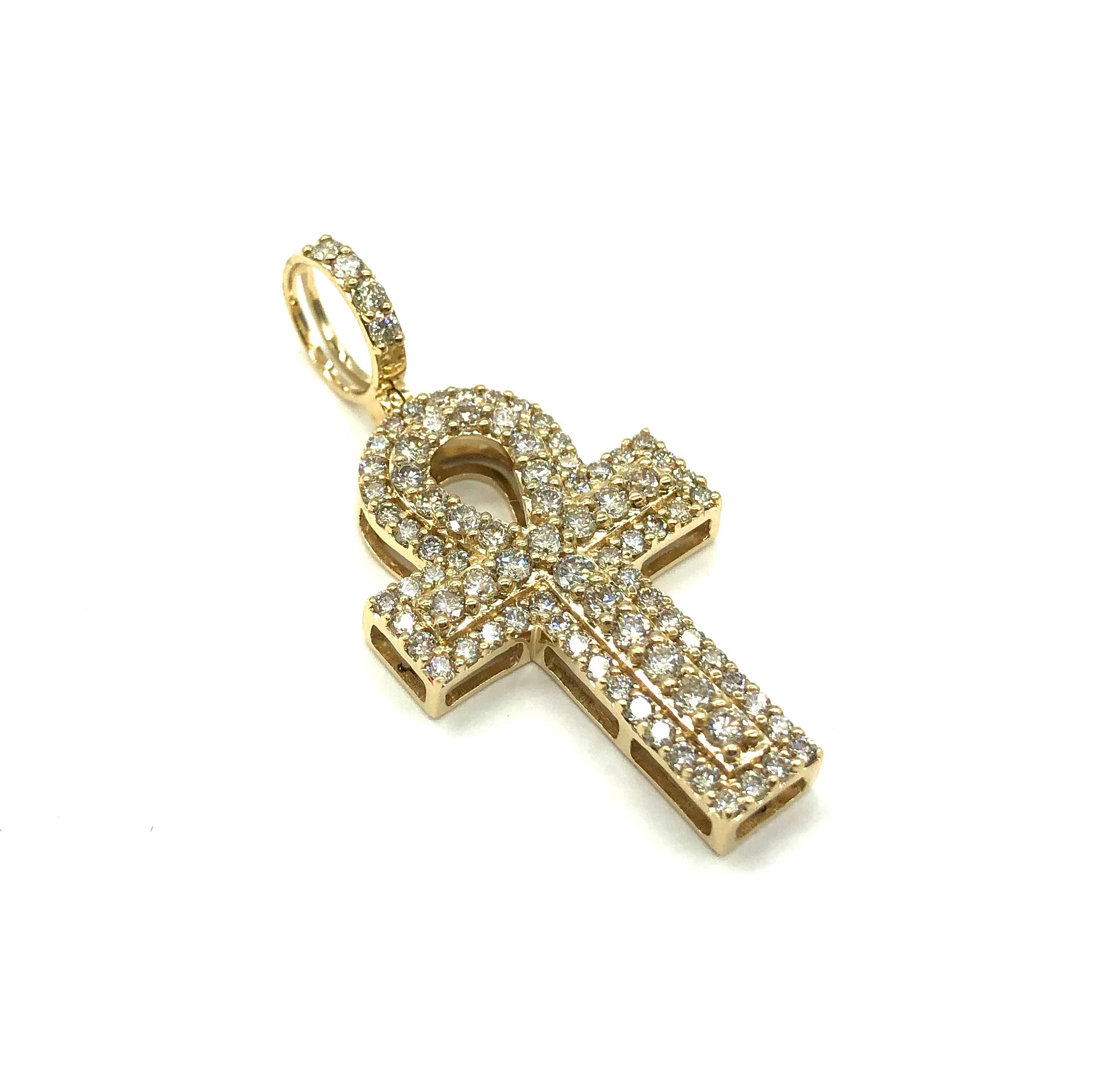 1.59 Carat Ankh Cross Pendant - Egyptian Symbol Necklace for Women & Men - Spiritual Jewelry Gift for Birthday, Anniversary & Special Occasions