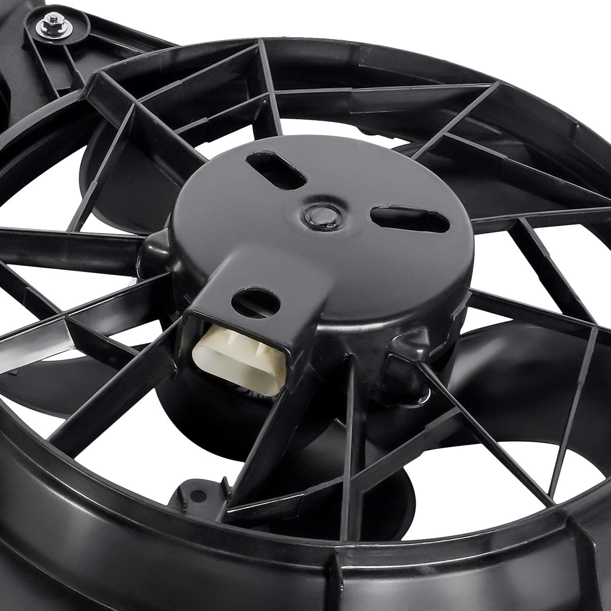 DNA MOTORING OEM-RF-0106 High Performance Radiator Cooling Fan Assembly - Direct Replacement for 2001-2004 Ford Escape & 2001-2006 Mazda Tribute - Improved Cooling Efficiency - Perfect for Engine Overheating Prevention & Summer Driving