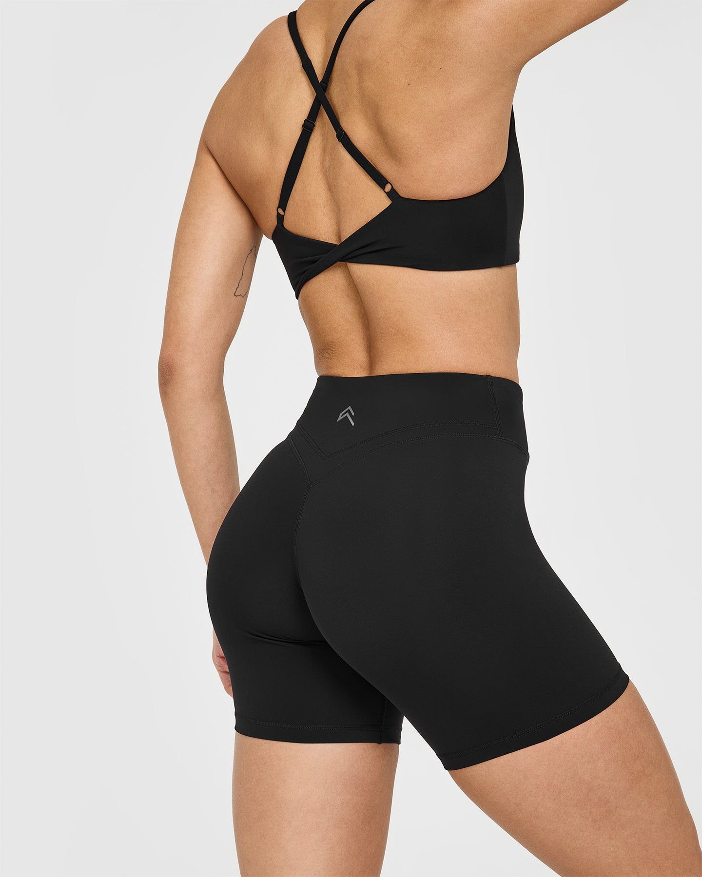 Unified Wrap Shorts 6 | Black - Comfortable & Stylish Athletic Shorts for Running, Yoga & Gym Workouts