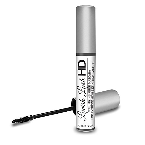 Lavish Lash HD by Hairgenics - Ultra-Premium Volumizing Fiber Mascara for Extreme Length & Definition | Cruelty-Free, Waterproof | Perfect for Date Night, Weddings & Special Occasions