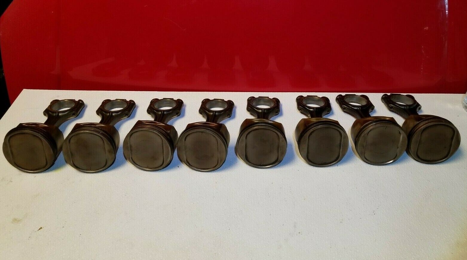 Original OEM 03-06 Mercedes CL500 Connecting Rod with Piston Set (8pcs) - Compatible with M113 5.0L Engine - Perfect for Engine Rebuild & Performance Upgrades