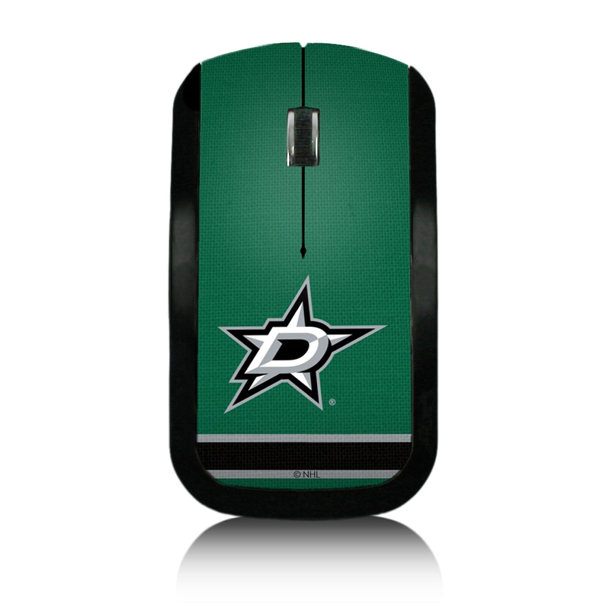 Dallas Stars NHL Team Logo Wireless Gaming Mouse - Ergonomic Design for PC, Laptop, Mac - Perfect for Office Work, Gaming & Home Use