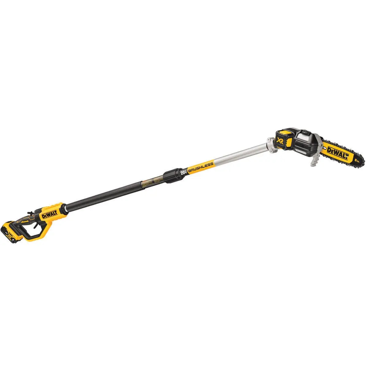 DEWALT DCPS620M1 20V MAX XR Cordless Pole Saw Kit with 4Ah Battery - Perfect for Tree Trimming, Landscaping, and Outdoor Yard Maintenance