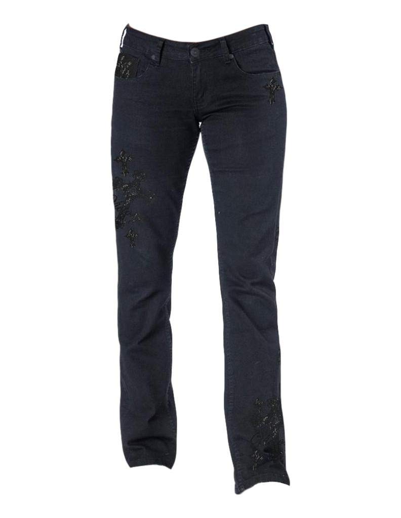 Cowgirl Tuff Western Jeans for Women - High Waisted Bootcut Denim Pants (Sizes 20-27, Long Length, Black) - Perfect for Rodeo, Horseback Riding & Country Fashion