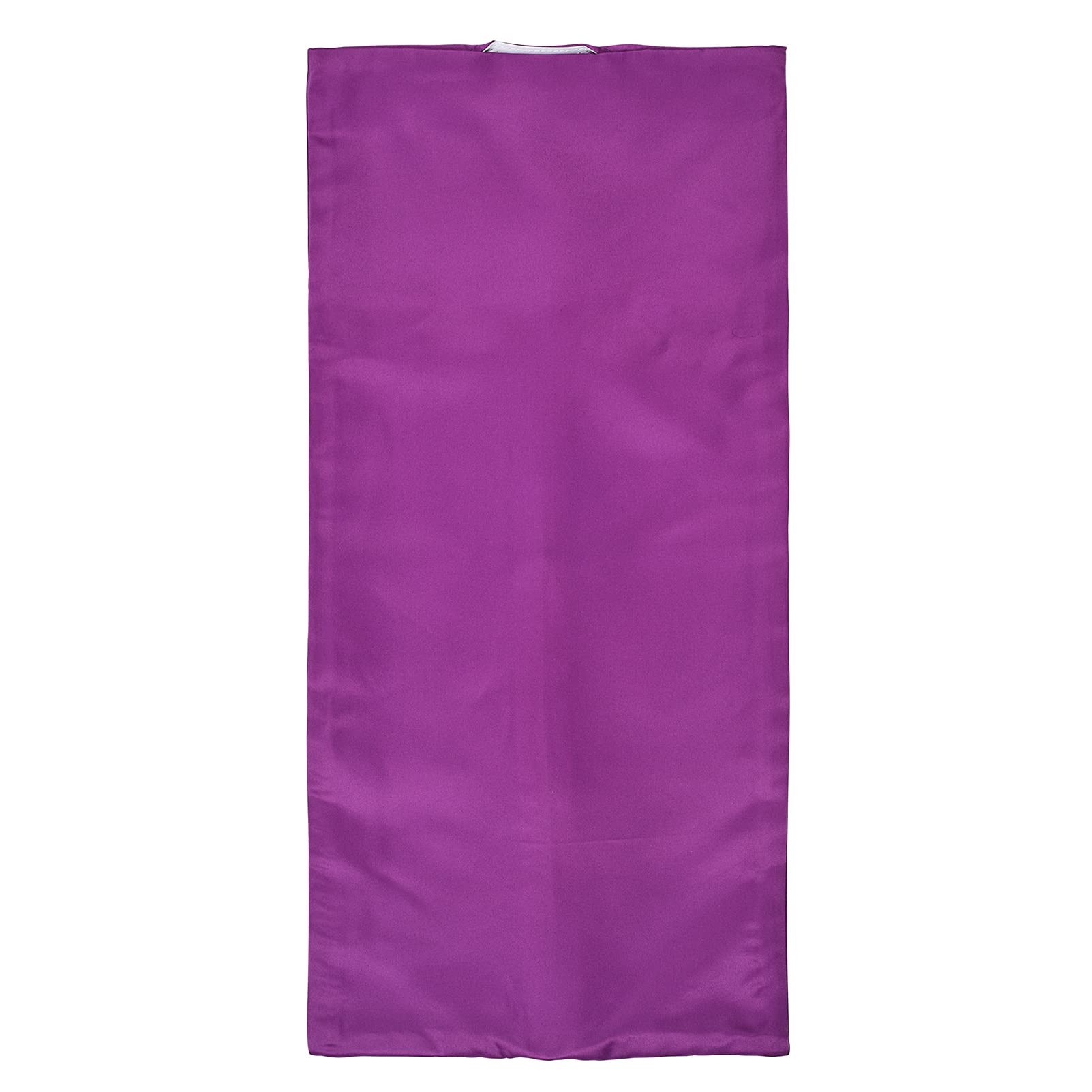 5-Pack Satin Hair Extension Storage Bags - Dustproof Folding Wig Organizer with Wooden Hangers for Home & Salon Use (Purple) | Perfect for Travel, Cosplay & Daily Hair Care Organization