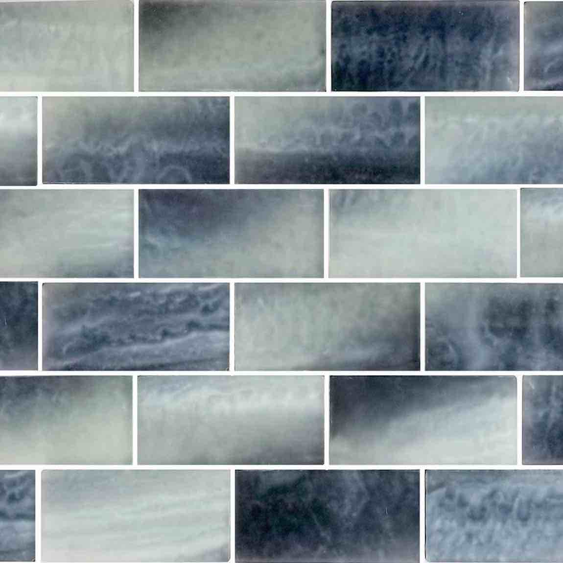 Frosted Glass Subway Tile 2x4 - Matte Finish Backsplash for Kitchen & Bathroom - Perfect for Modern Home Decor