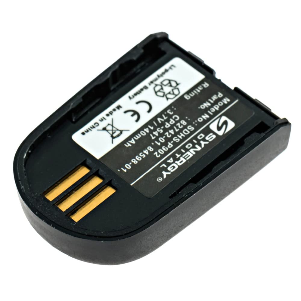 Synergy Digital Replacement Headset Batteries for Plantronics Savi W700 - 3 Pack Li-Polymer 3.7V 140mAh SDHS-P902 Batteries - Perfect for Office Calls, Remote Work & Wireless Headset Power