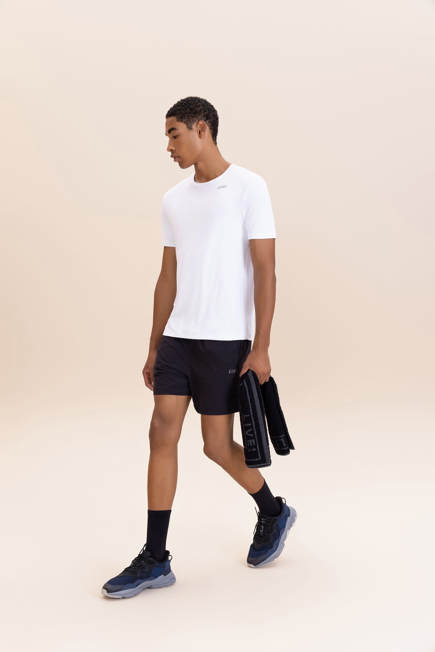Breathable Bio Stretch Men's T-Shirt - Soft Comfort Fit for Casual Wear, Gym & Outdoor Activities
