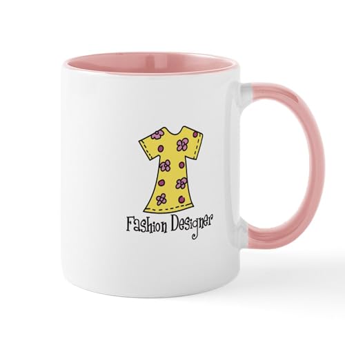 White/Pink Inside - Fashion Designer Mugs