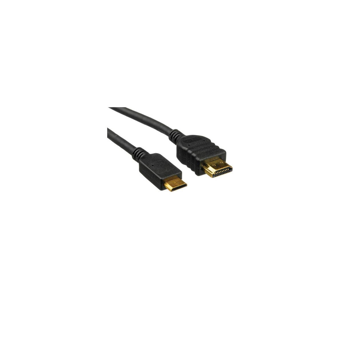 Canon 6ft HDMI to Mini HDMI Cable (Version 1.3) - High Speed 4K Video & Audio Cord for Cameras, Camcorders, DSLRs, and Monitors - Perfect for Home Theater, Gaming, and Professional Video Editing