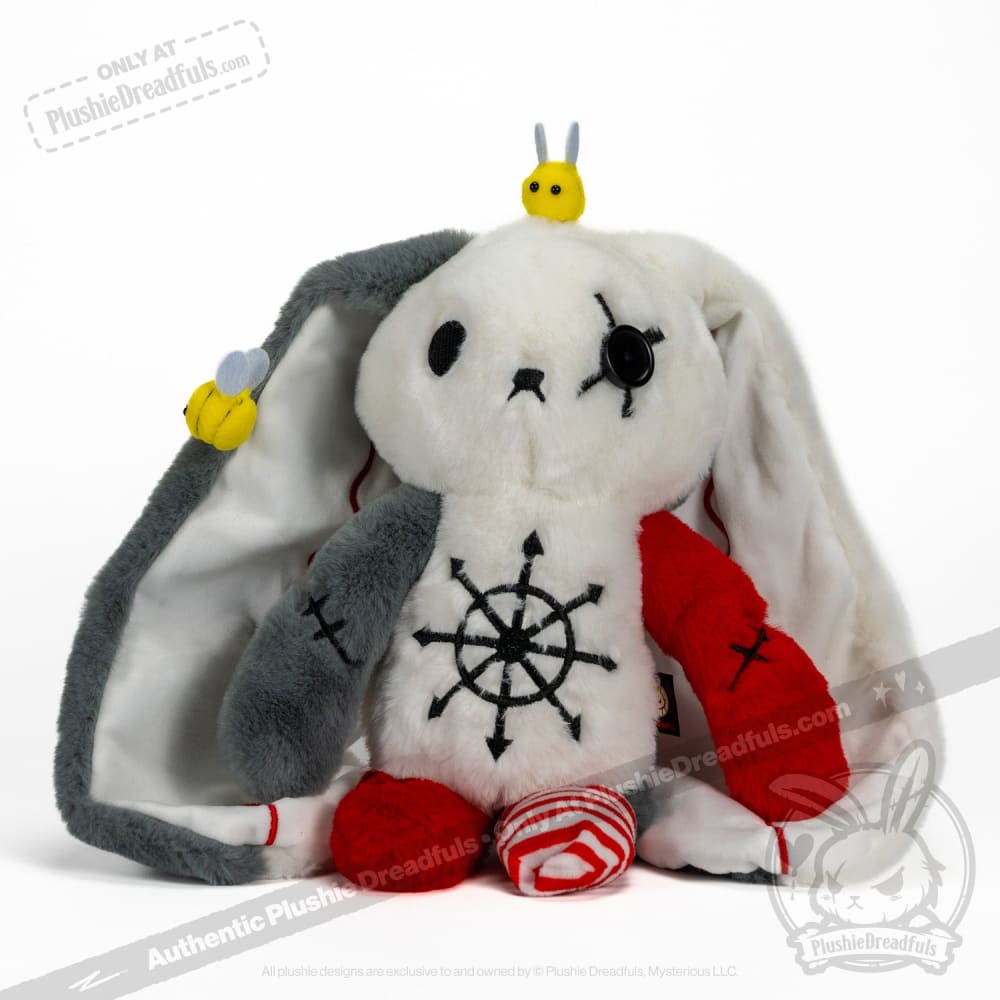 Plushie Dreadfuls ADHD Rabbit Stuffed Animal - Soft Plush Toy for Kids with ADHD, Anxiety Relief & Emotional Support | Perfect for Therapy, Comfort, and Bedtime Cuddling
