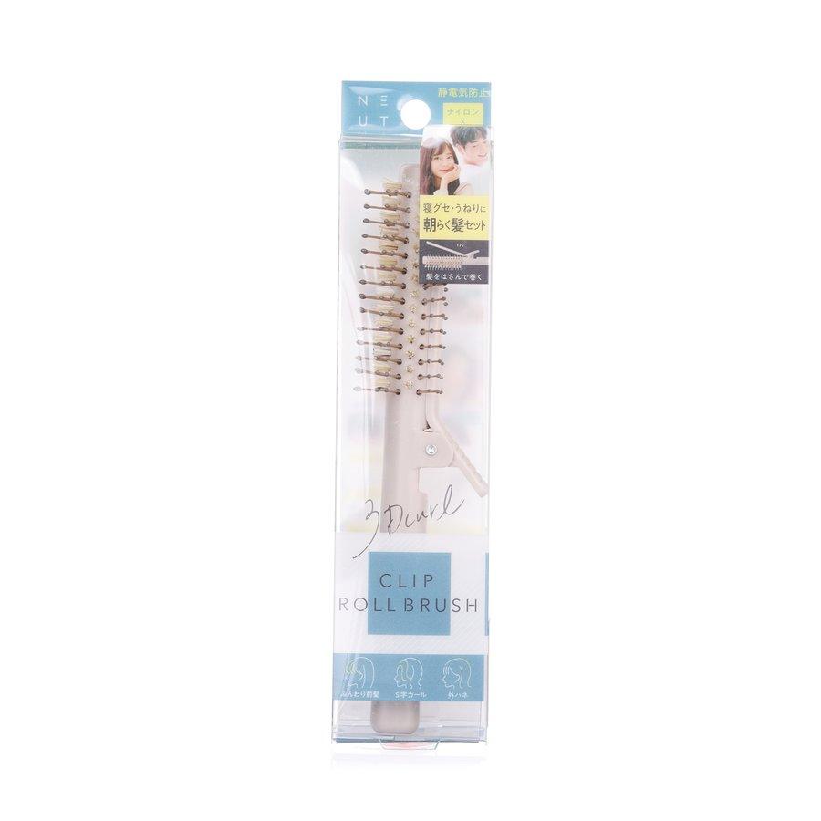 STARLAB NEUT Clip Roll Brush - 1pc Professional Hair Styling Brush for Smoothing & Detangling - Perfect for Home, Salon, and Travel Use
