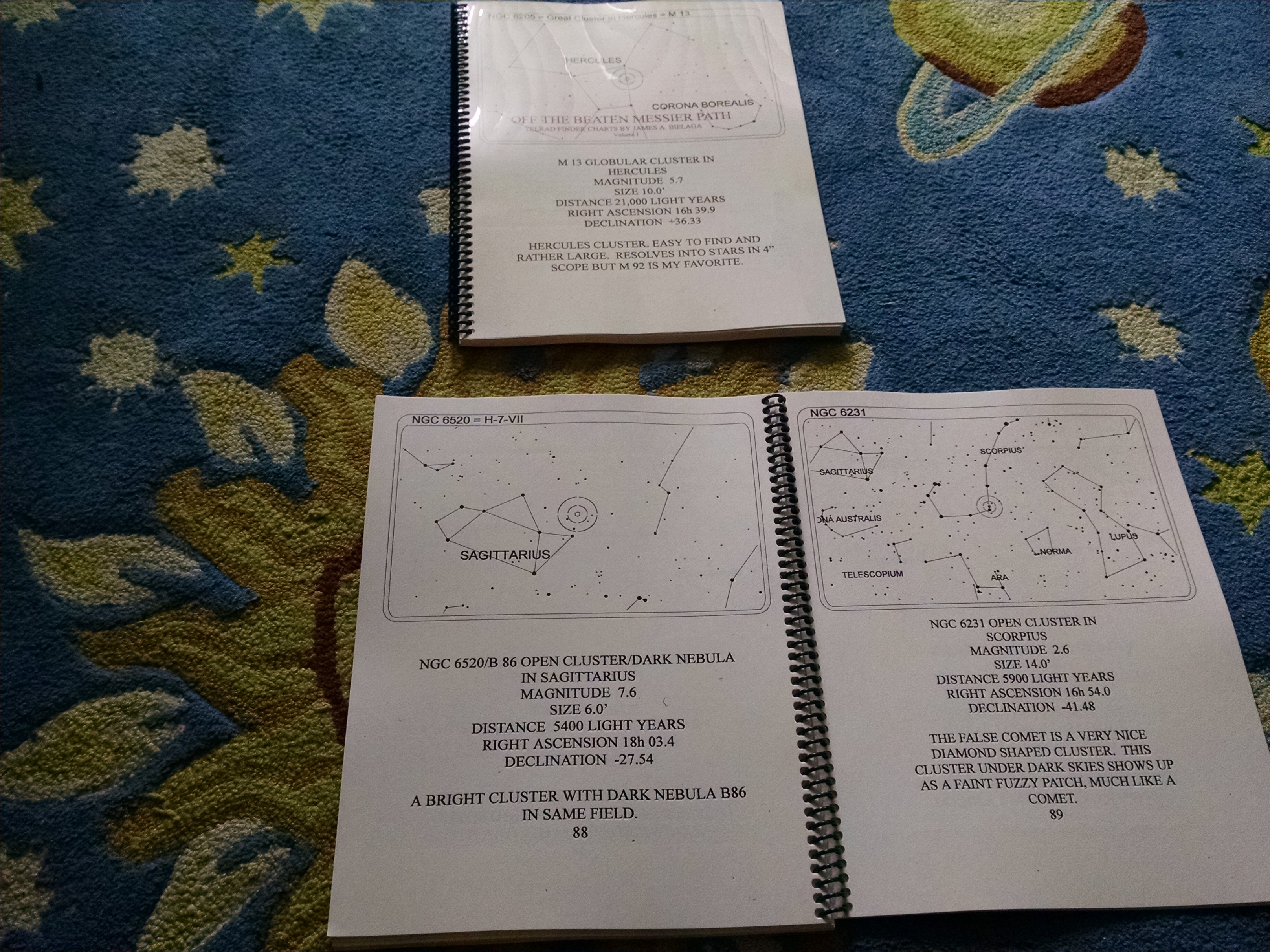 Off the Beaten Messier Path Finder Charts - Astronomy Star Maps for Night Sky Observation | Perfect for Stargazing, Astrophotography & Celestial Navigation