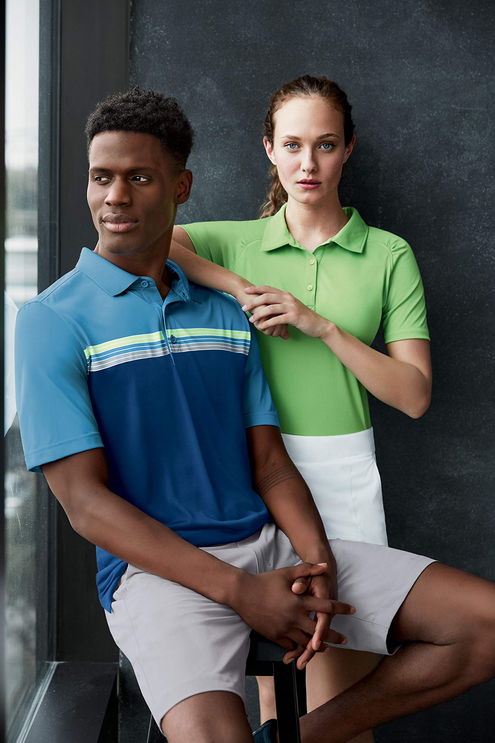 Cutter & Buck Men's Alki Sport Stripe Polo Shirt - Breathable Moisture-Wicking Golf & Casual Wear for Active Lifestyle