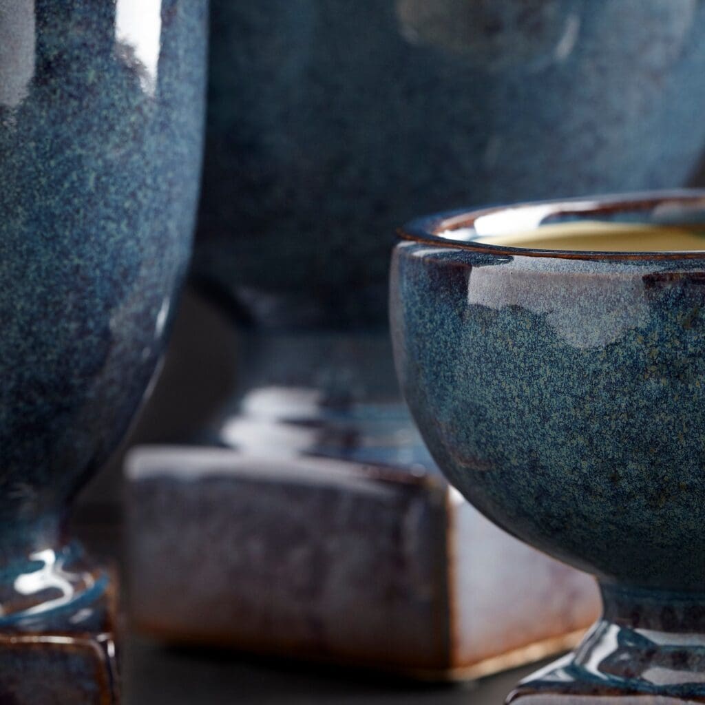 Cyan Design 11047 Big Sky Planter - Large Blue Glazed Ceramic Flower Pot for Indoor & Outdoor Plants | Perfect for Home, Garden, Patio, and Office Decor