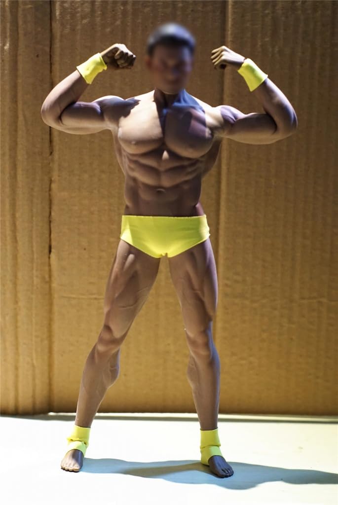 TBLeague 1/6 Scale Male Muscular Seamless Body Super Flexible Action Figure PL2016-M34 - Perfect for Collectors, Photography & Diorama Displays