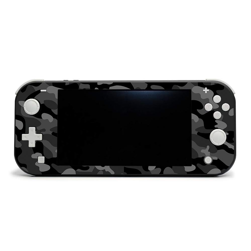 MightySkins Protective Vinyl Skin for Nintendo Switch Lite - Black Camo Design | Durable Decal Wrap Cover | Easy to Apply & Remove | Made in USA | Perfect for Gaming, Travel & Personalization
