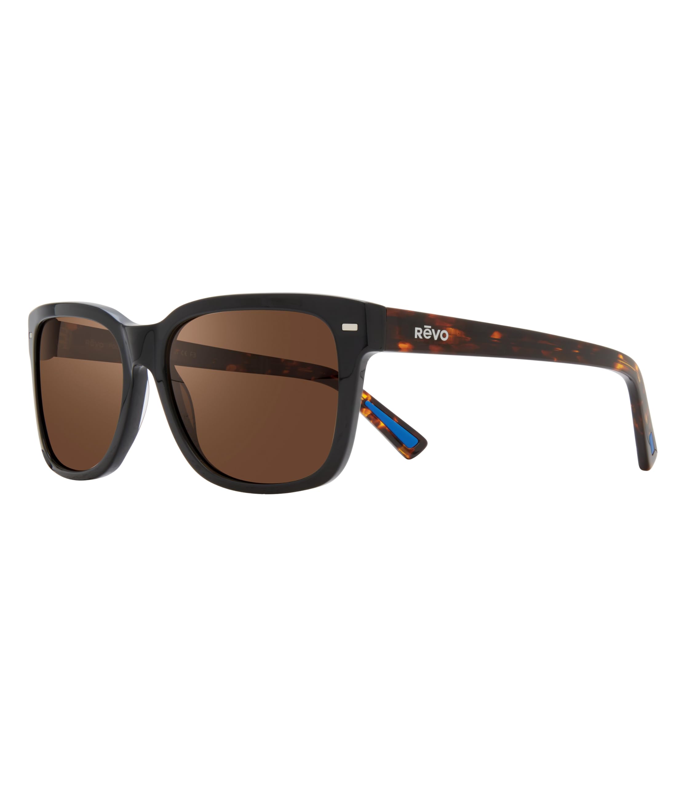Revo Cobra Polarized Sunglasses - Crystal Glass Lens & Stainless Steel Round Frame - UV Protection for Driving, Fishing, and Outdoor Activities