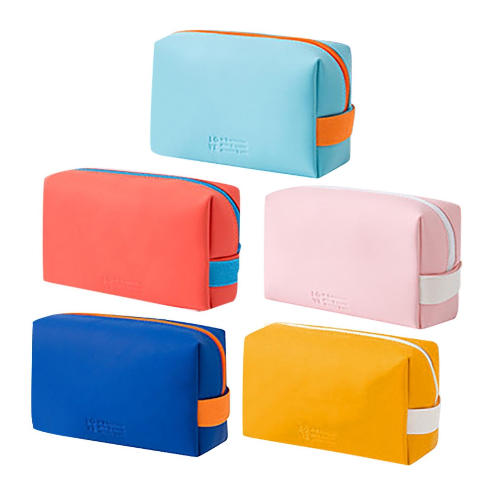 Stylish Travel Makeup Bag Organizer - Waterproof Cosmetic & Toiletry Pouch for Women with Brush Storage | Perfect for Vacation, Gym, Business Trips & Daily Essentials