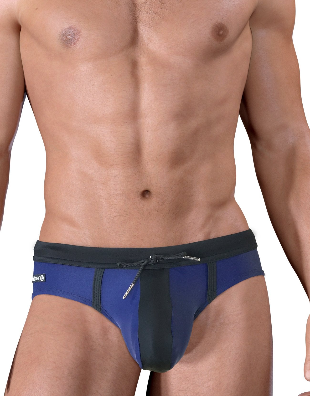 Wildmant Moby Big Boy Pouch Swim Trunks - Quick Dry Men's Swimwear with UPF 50+ Sun Protection for Beach, Pool & Water Sports