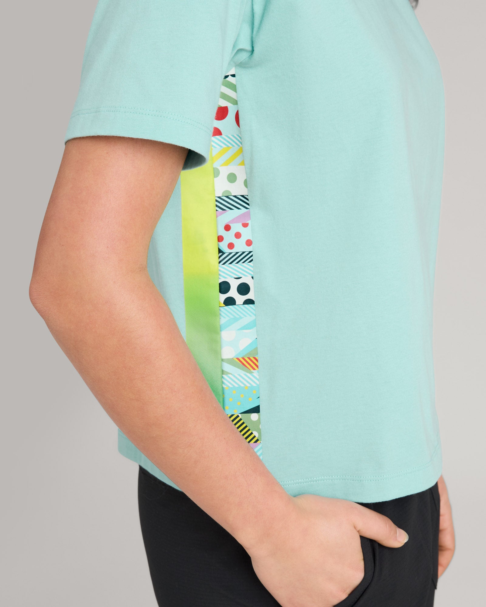 Jason Woodside Prism Women's Organic Cotton T-Shirt | Splash Print | Eco-Friendly Casual Tee for Summer Outfits & Beach Wear