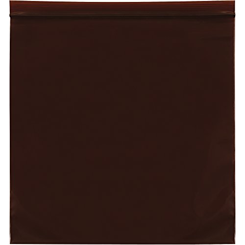 Tape Logic TLPB12104 3 Mil Reclosable UV Protection Bags, 8x14 Inches, Amber (1000 Pack) - Perfect for Storing Collectibles, Documents & UV-Sensitive Items