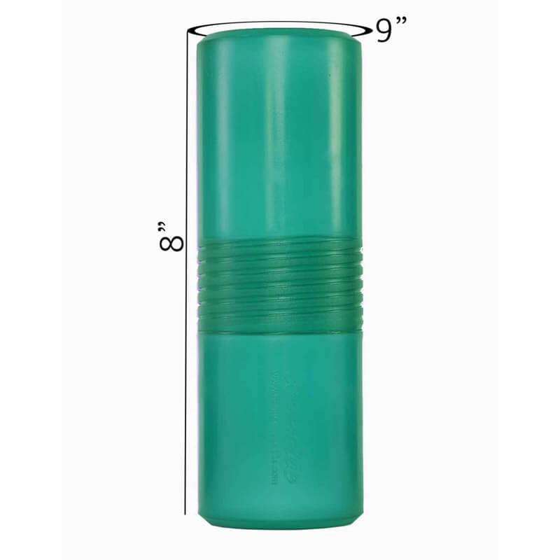 Cozzette Vessel 8 Inch Aqua Blue Ceramic Bowl - Perfect for Serving Salads, Snacks & Home Decor