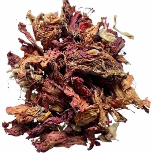 Organic Hibiscus Flower Petals 150g - Sembaruthi Poo, Gudhal Ke Phool - Natural Hair Care & Herbal Tea - Perfect for DIY Hair Masks, Herbal Infusions & Ayurvedic Remedies