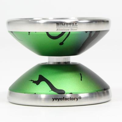 Professional BiMetal Yo-Yo with 3 Color Splash Design - Perfect for Competition, Tricks & Outdoor Play