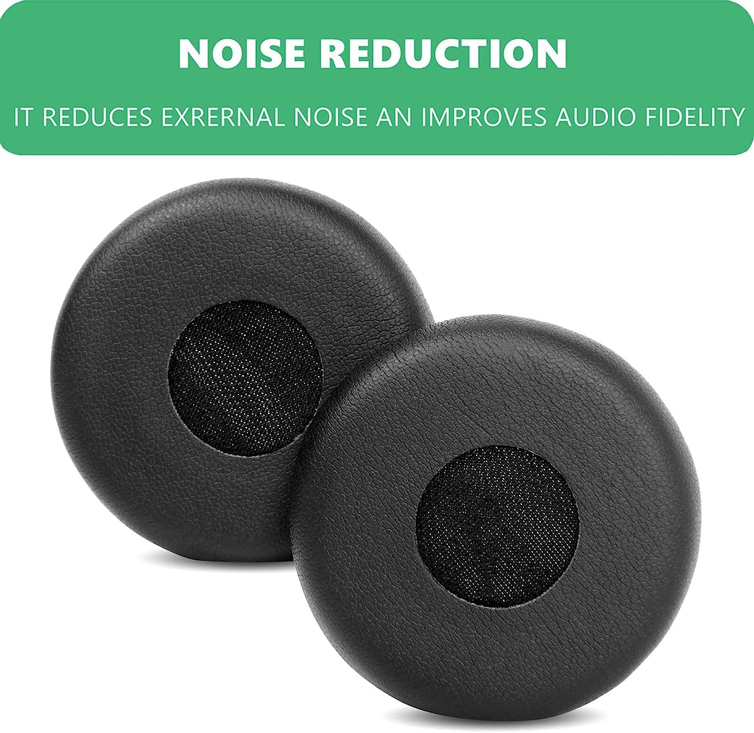 Premium Protein Leather Ear Pads Replacement for Jabra HSC016 HSC017 HSC018W HSC012 Headphones - Noise Isolating Comfort Cushions for Office, Gaming & Travel Use