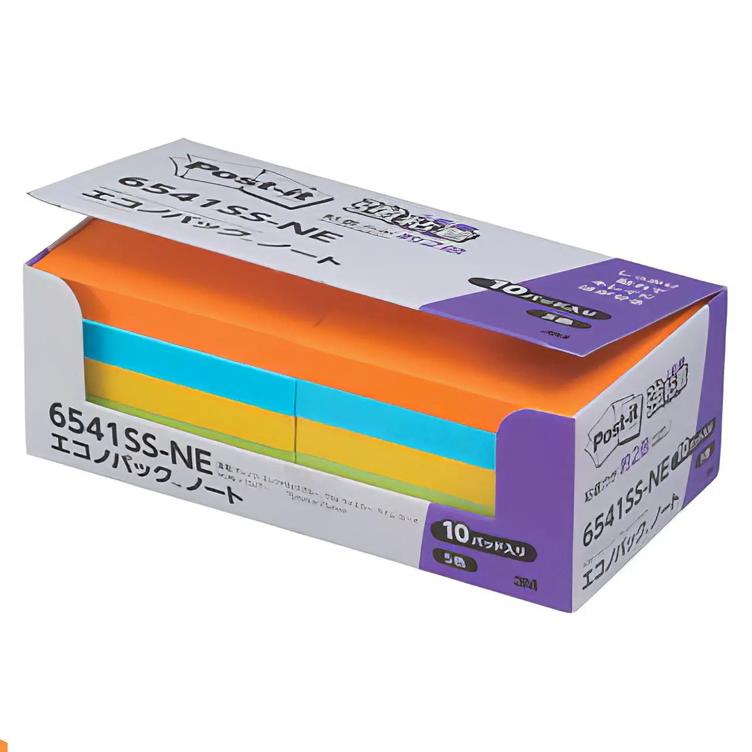 3M Water Dispersible Sticky Notes - 10 Pads, Self-Stick Removable Notes for Office, School & Home Organization - Ideal for Whiteboards, Notebooks & Planners