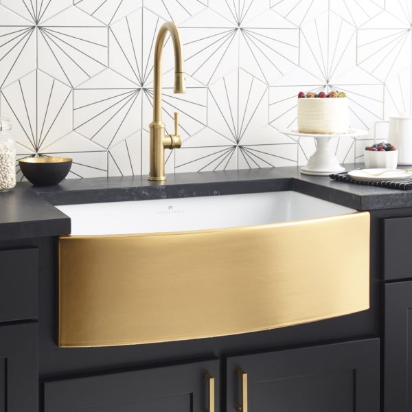 Native Trails Rendezvous Fireclay Apron Front Farmhouse Kitchen Sink - Durable & Stylish for Rustic & Modern Kitchens