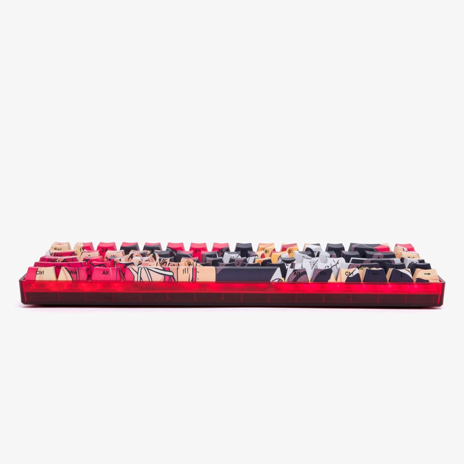 One Piece x HG Basecamp 65HE Mechanical Keyboard - Luffy Edition | Anime Gaming Keyboard for PC & Mac | Perfect for Anime Fans & Typing Enthusiasts