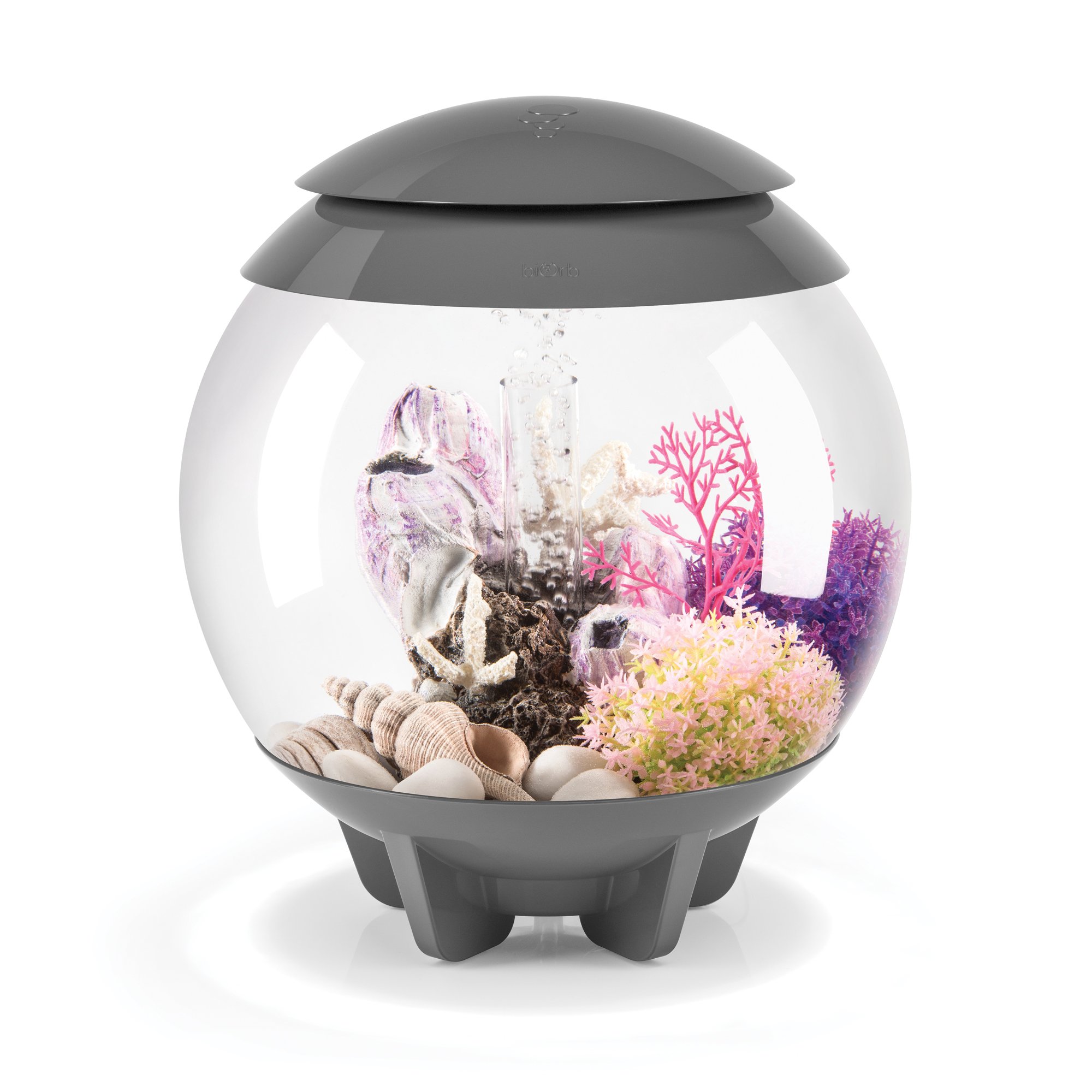 biOrb Halo Aquarium - 4 Gallon LED Bubble Fish Tank with Filter for Betta Fish, Goldfish & Small Aquatic Pets | Perfect for Home, Office & Classroom Decor