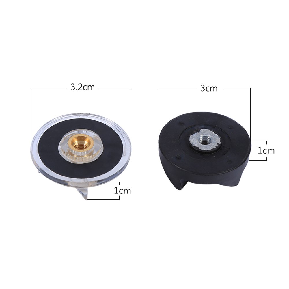 Premium Juicer Base Gear & Rubber Blade Gear - Replacement Parts for Wizardry Ammunition 250W Juicer & Blender - 2-Piece Set - Perfect for Smoothie Making & Food Processing