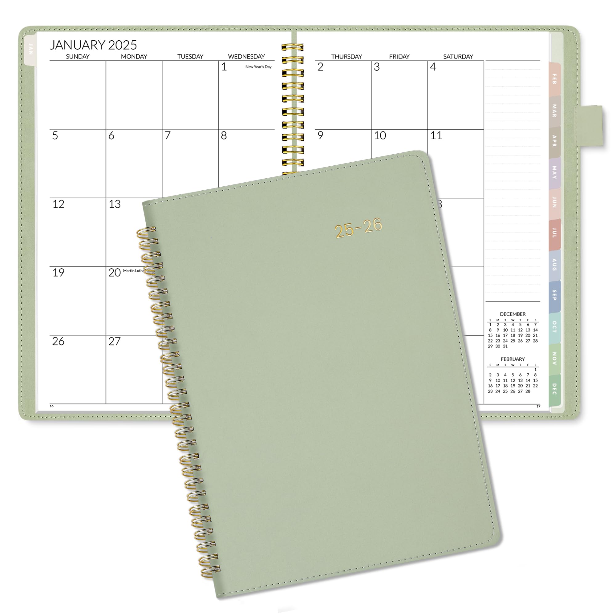 SUNEE 2025-2026 Monthly Planner 7.3