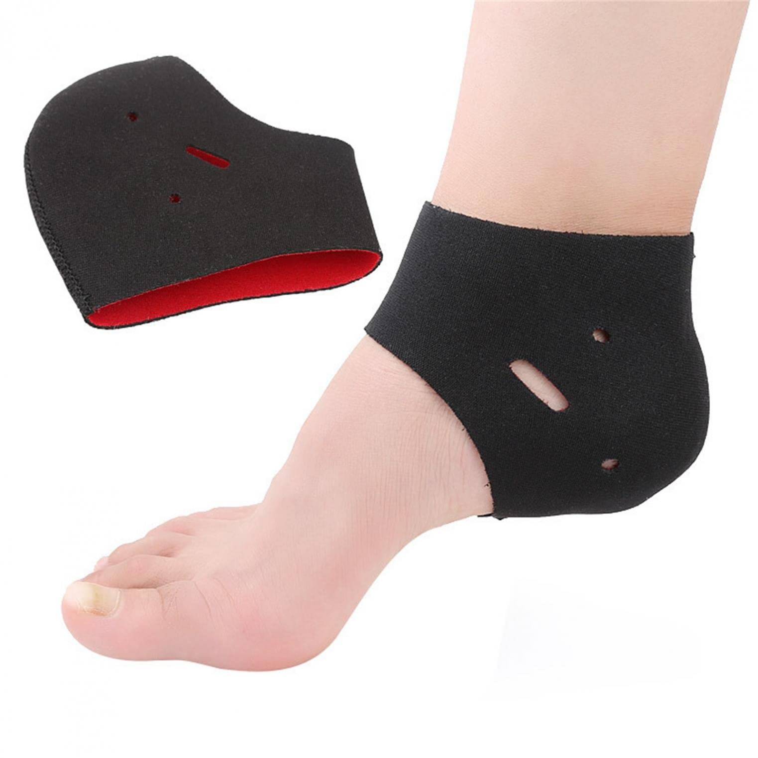 Unisex Heel Socks for Cracked Feet - Moisturizing Foot Care for Dry Skin & Calluses - Perfect for Spa & Night Repair