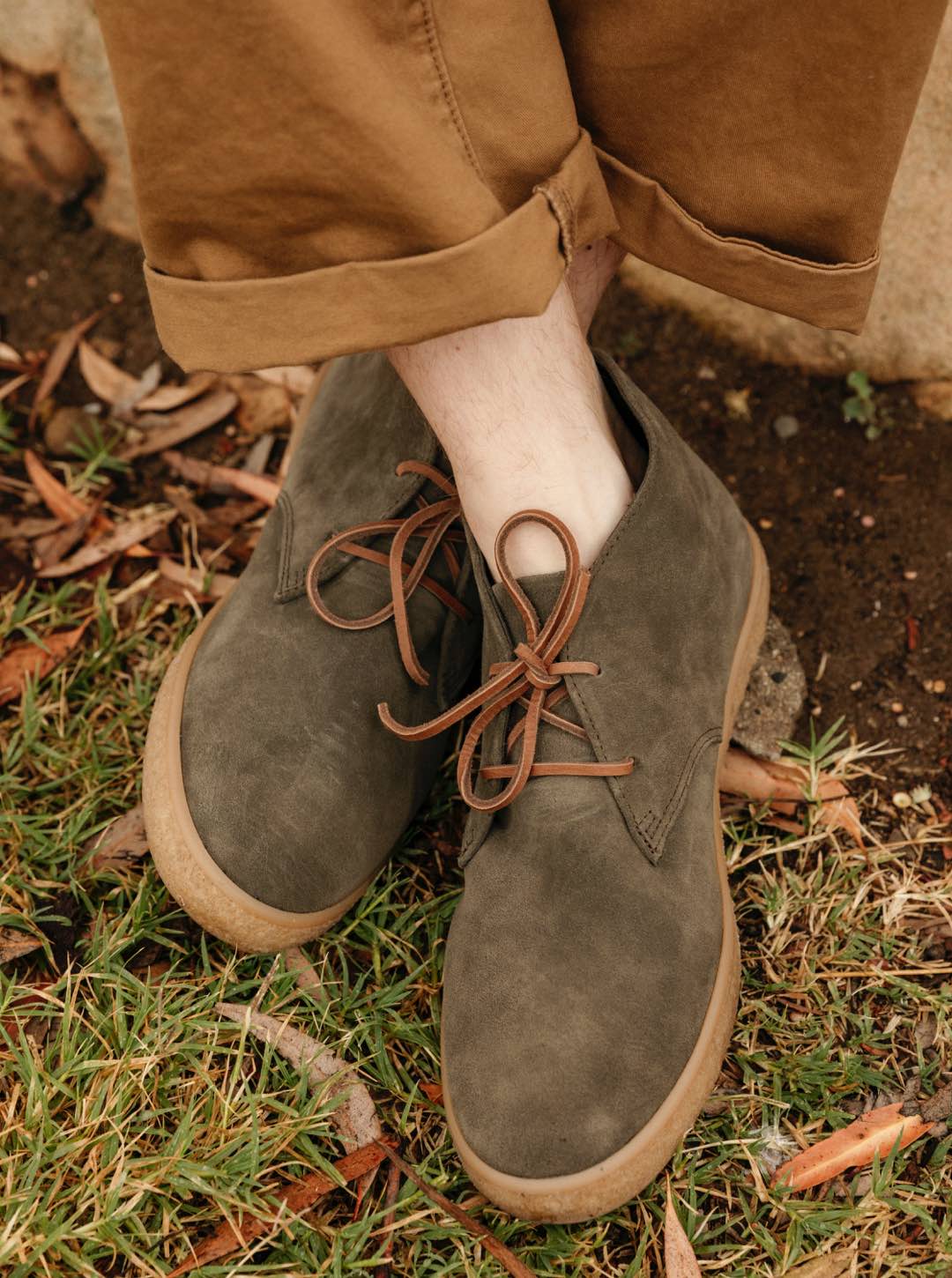 Men's Casual Sun Tans Chukka Boots - Comfortable Leather Ankle Boots for Walking & Outdoor Activities | Perfect for Hiking, Travel & Daily Wear