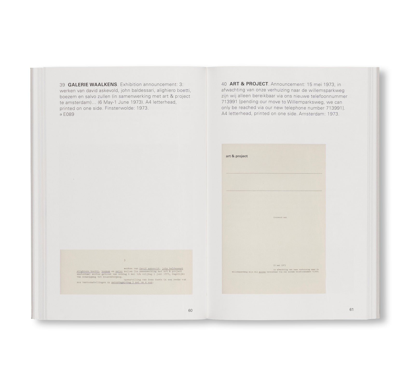 Art & Project: Everything But the Bulletins 1968-1978 - Catalogue 247 | Rare Art Exhibition Catalog for Collectors & Museum Professionals - Perfect for Modern Art Research & Archival Collections