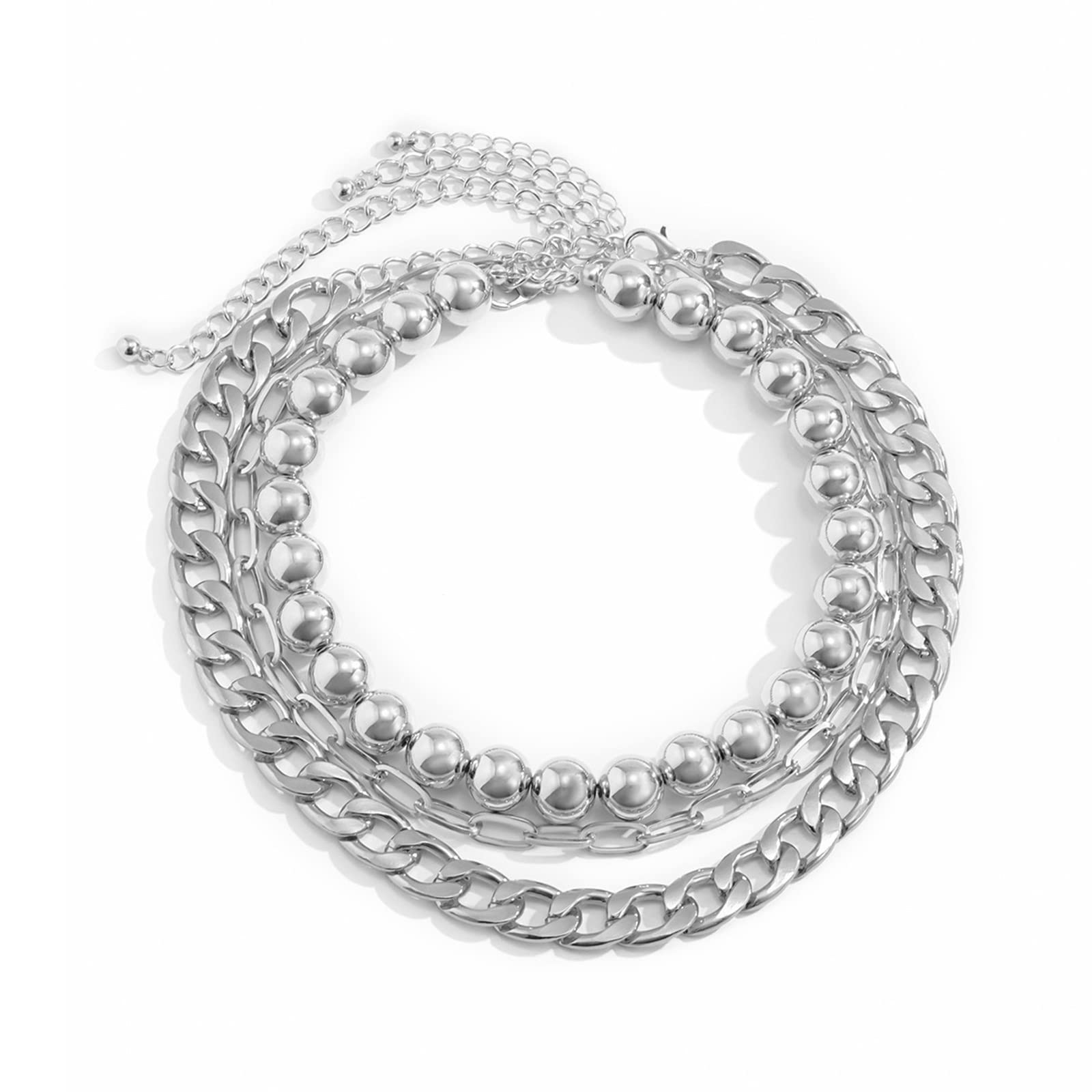3-Piece Layered Necklace Set for Women - Elegant Multi-Layer Clavicle Chain & Choker Jewelry | Perfect for Casual Wear, Date Nights & Special Occasions